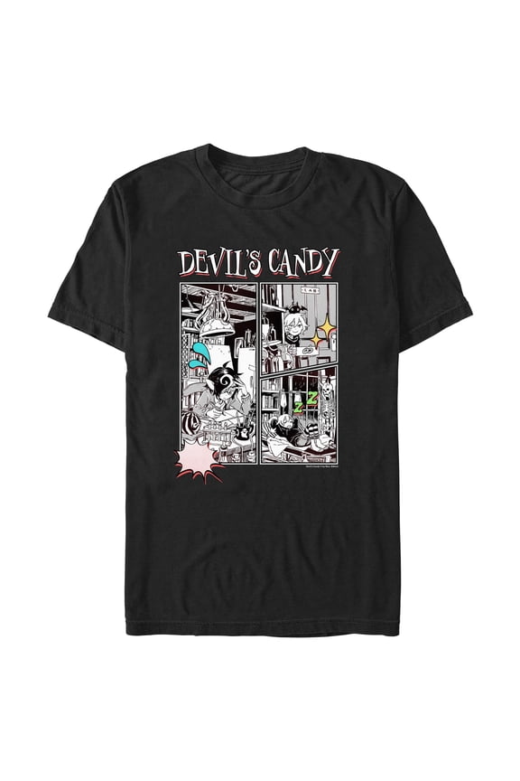 Mens Devil's Candy Friends Comic Panels T Shirt