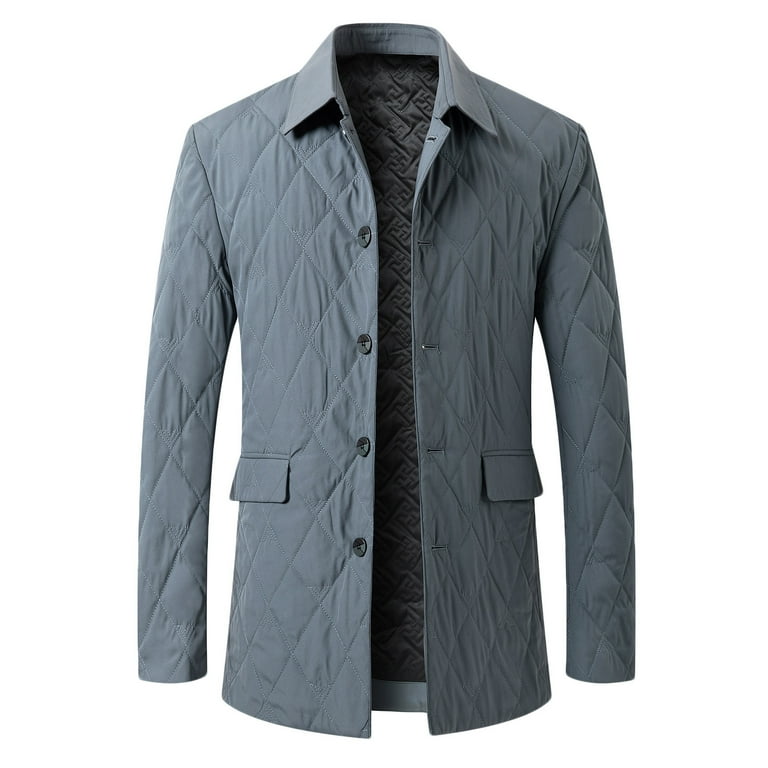 Logo button diamond quilted jacket online