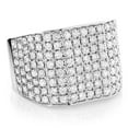 thumbnail image 1 of Mens Diamond Rings Collection Custom Made 14k Gold Ring 4.5 Ctw (White Gold Size 12), 1 of 3