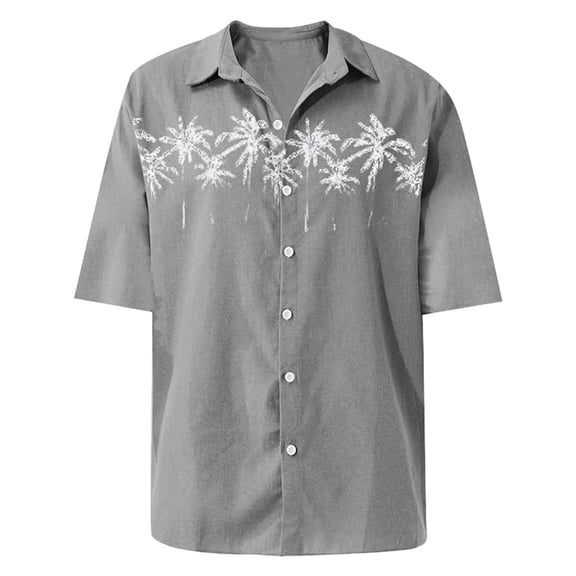 Mens Digital 3D Printed T Shirt Long Sleeved Shirt Top Lapel