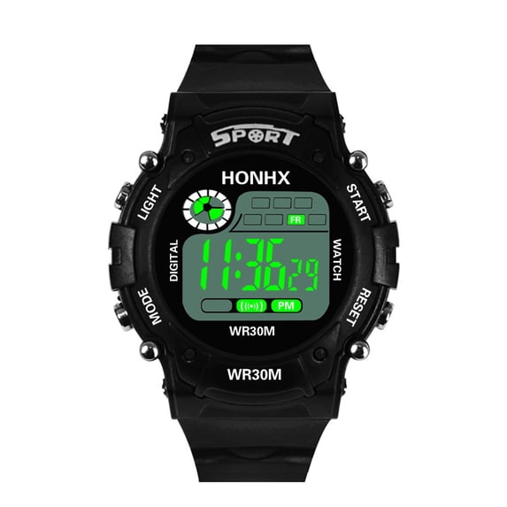 Mens Digital Led Digital Bracelet Watch Analog Quartz Alarm Date Analog Digital Watches Sports Wrist Watch
