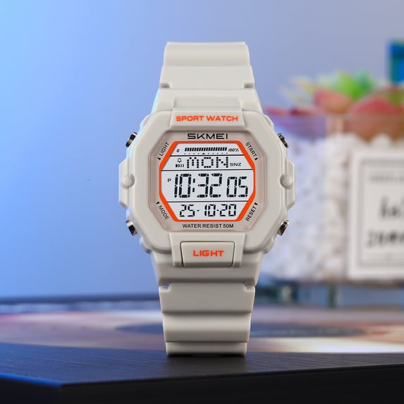 Mens Digital Sports Watch Waterproof, Outdoor Tactical Watch with Luminous Display Alarm Stopwatch Calendar, for Hiking Camping Running Swimming Daily Wear