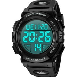 AZLAND 3 Multiple Alarms Reminder Sports Kids Wristwatch Waterproof Boys Girls Digital Watches Walmart