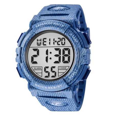 Watches for Man Digital Watches Waterproof Sport Watch with LED Backlight, Running Sports Digital Watch Gifts for Man Father's Day Gift