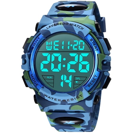 Watches for Man Digital Watches Waterproof Sport Watch with LED Backlight, Running Sports Digital Watch Gifts for Man Father's Day Gift
