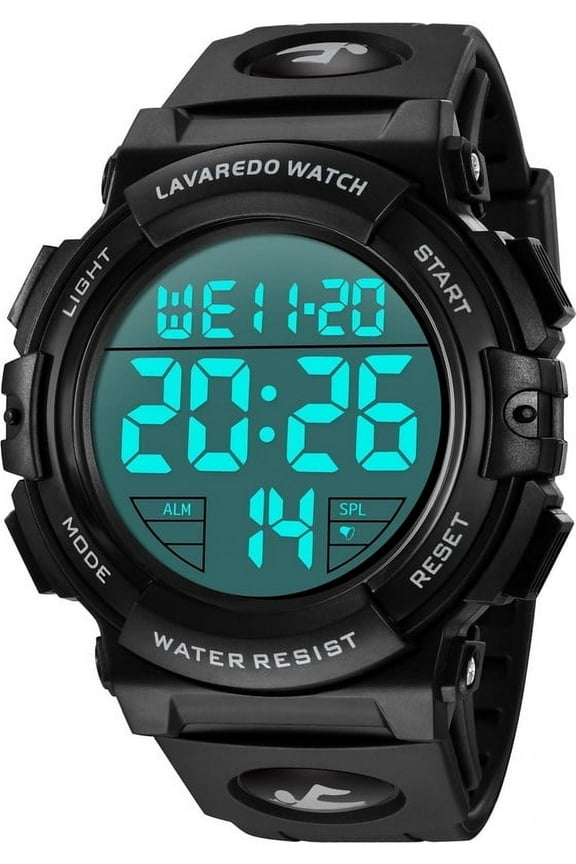 Watches for Man Digital Watches Waterproof Sport Watch with LED Backlight, Running Sports Digital Watch Gifts for Man