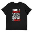 thumbnail image 1 of Mens Dirt Track Racing Race Dad Sprint Car Vintage T-Shirt Black X-Large, 1 of 5