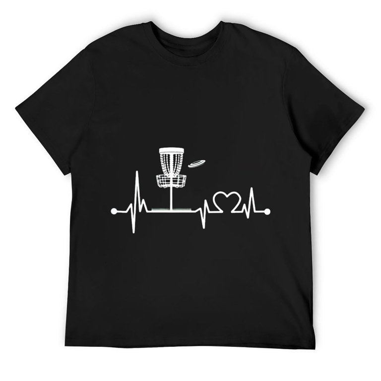 Heartbeat Disc Golf Tee - Disc Golf Basket T-Shirt Heartbeat Disc Golf Tee - Disc Golf Basket T-Shirt