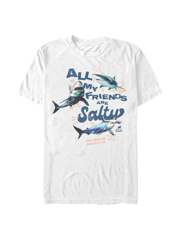 Mens Discovery Shark Week All My Friends Are Salty T Shirt