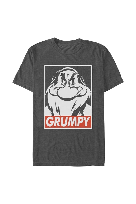 Mens Disney Grumps Box Logo T Shirt