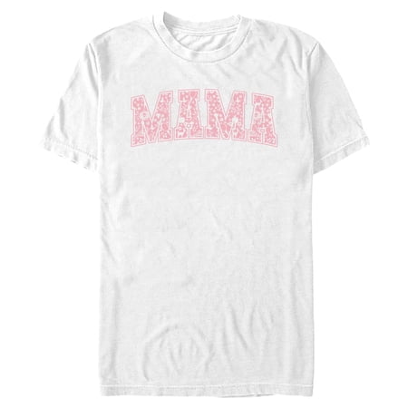 Mens Disney Mama Collegiate Items Pattern T Shirt