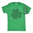 thumbnail image 1 of Mens Distressed Clover T Shirt Cool St Patricks Day Vintage Shamrock Awesome Graphic Tee Graphic Tees, 1 of 8