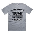 thumbnail image 1 of Mens Doctor shirt People Call Me A Doctor Shirt Most important call me Dad Shirt Doctor Dad Shirts (Small Grey), 1 of 6