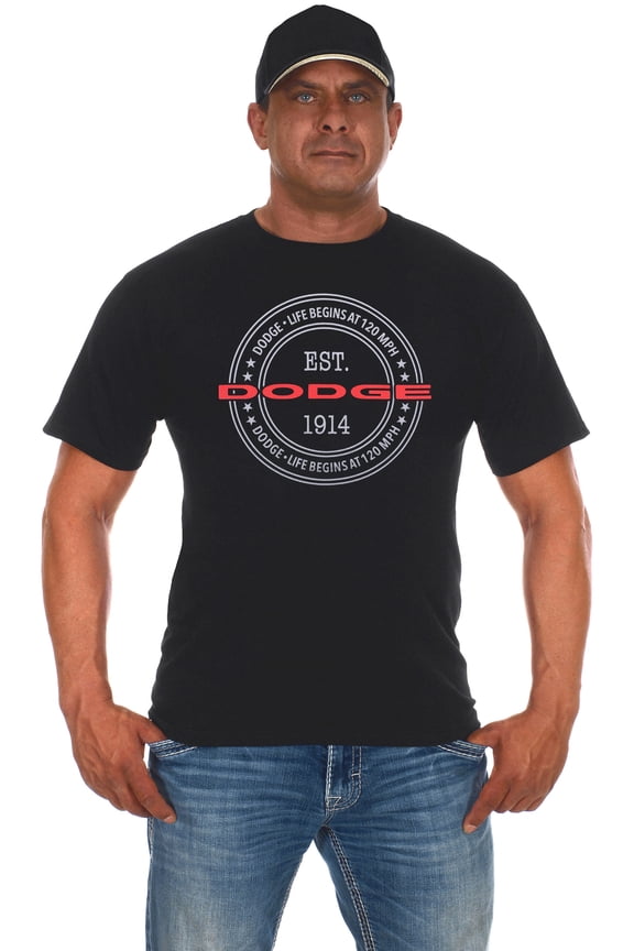 Mens Dodge Logo EST.1914 T-Shirt