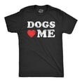 thumbnail image 1 of Mens Dogs Love Me T Shirt Funny Pet Owner Sarcastic Dog Dad New Puppy Tee Graphic Tees, 1 of 9