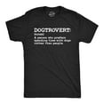 thumbnail image 1 of Mens Dogtrovert Definition Funny T Shirt Sarcastic Dog Lover Tee for Men Graphic Tees, 1 of 9