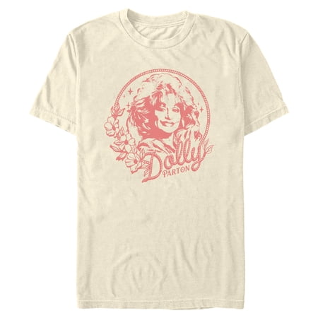Mens Dolly Parton Artistic Lasso Badge T Shirt