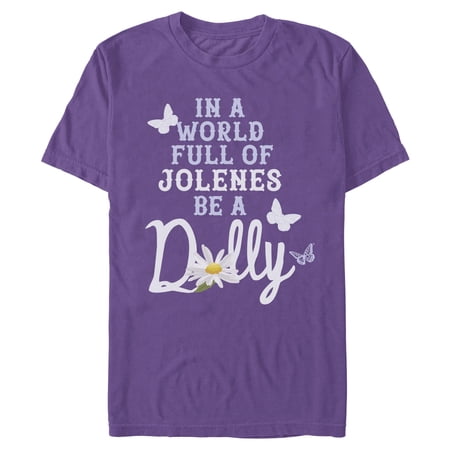 Mens Dolly Parton In A World Full of Butterflies T Shirt