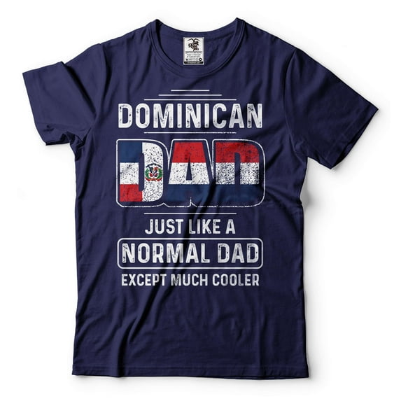 Mens Dominican T-shirt Dominican Dad Shirt Funny Dad Tee Father's Day Gift For Dad Father Daddy (3X-Large Navy Blue)
