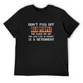 thumbnail image 1 of Mens Don't Piss Off Old People Humor funny sarcastic joke sayings T-Shirt Black, 1 of 5