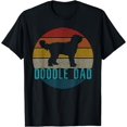 thumbnail image 1 of Mens Doodle Dad - Vintage Goldendoodle Dog Owner Funny Gift T-Shirt, 1 of 3