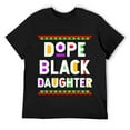 thumbnail image 1 of Mens Dope Black Daughter African American History Month T-Shirt Black, 1 of 5