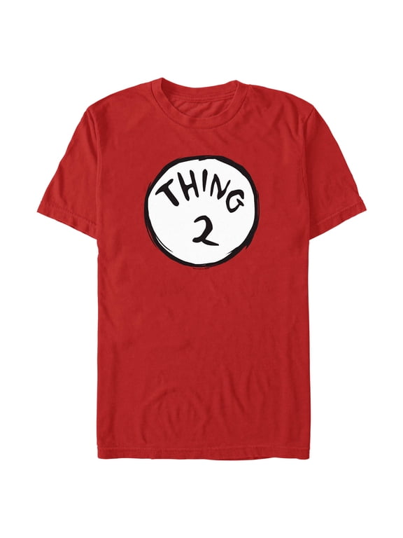 Mens Dr. Seuss Thing 2 Classic Badge T Shirt