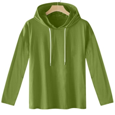 Mens Drawstring Hoodies Big & Tall Pullover Lightweight Long Sleeve Plus Size T Shirts Casual Solid Loose Comfort Basic Workout Hooded Tops Clearance
