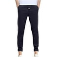 thumbnail image 1 of Mens Drawstring Pants Elastic Waist Loose Sports Casual Pants with Stripes, 1 of 6