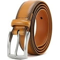 mens leather dress belt