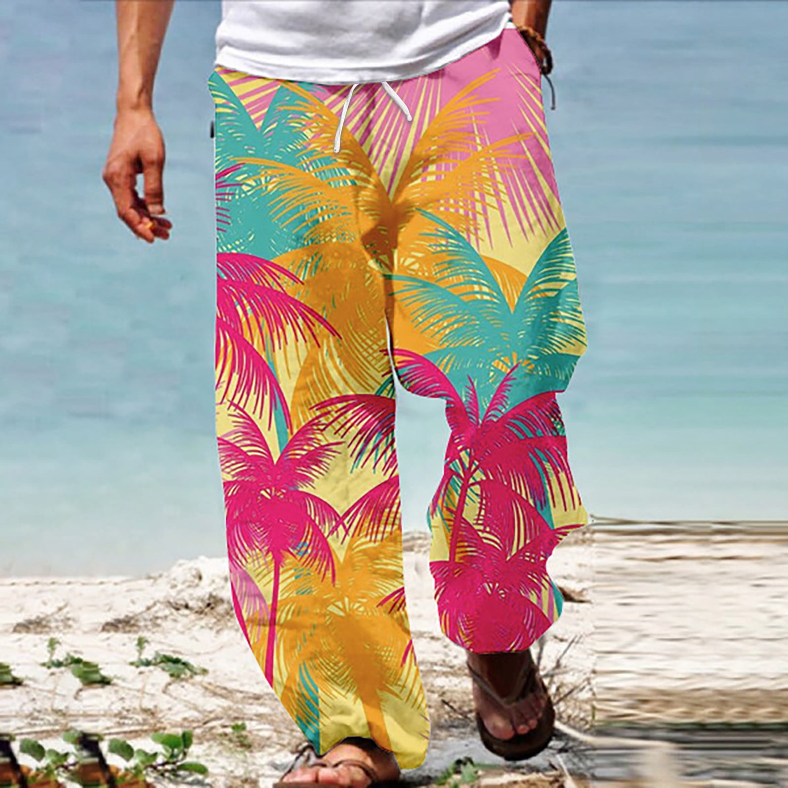 Buy PACBREEZE Women's Yoga Harem Pants Side Slit Joggers Active Workout  Sweatpants Beach Cover-up Pants Online at desertcartINDIA