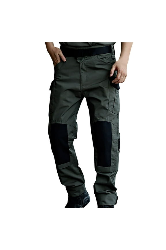 Mens Dress Pants Pants Pocket Water Ripstop Hiking Pants Lightweight Cargo Fishing Military Pants Sweatpants for Men Army Green M