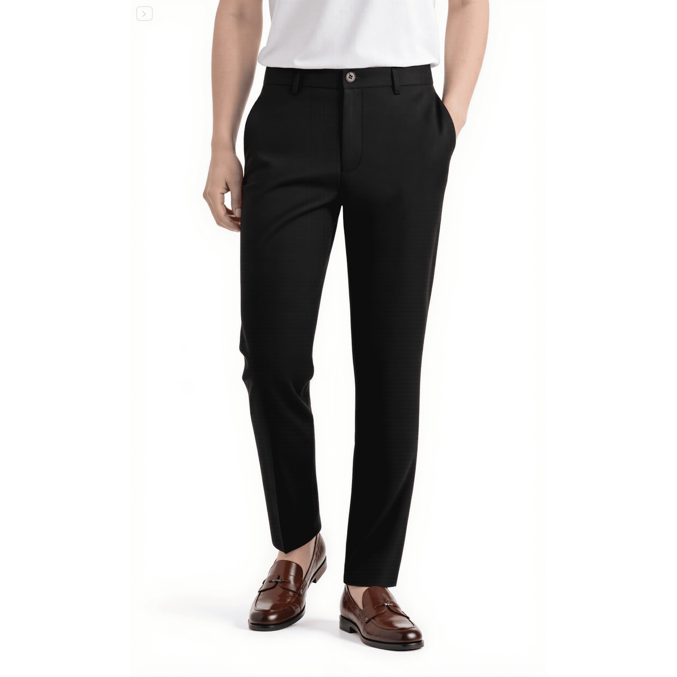 GINGTTO Men's Slim Fit Stretch Dress Pants Business Casual Slacks ...
