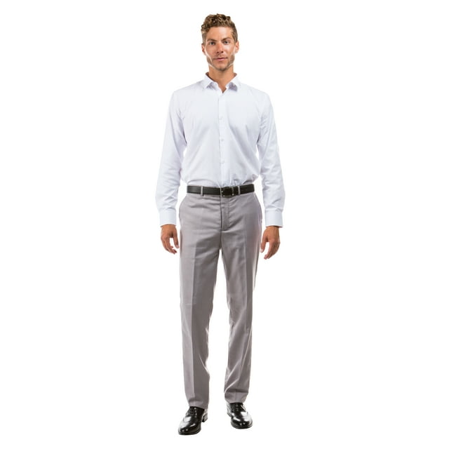 Mens Dress Pants, Solid Slim Fit Office Pants Only