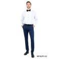 thumbnail image 1 of Mens Dress Pants, Solid Strech Slim Fit Open Bottom Trousers For Graduations, Prom, Weddings, Etc, 1 of 4