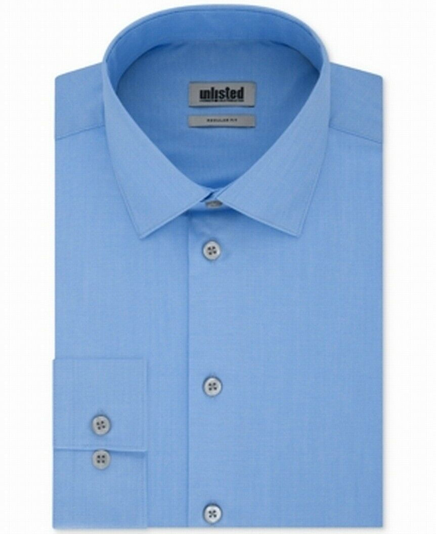 Mens Dress Shirt Large Regular Fit L