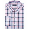 thumbnail image 1 of Mens Dress Shirt Multi-Gingham Plaid Regular Fit $55 15, 1 of 2