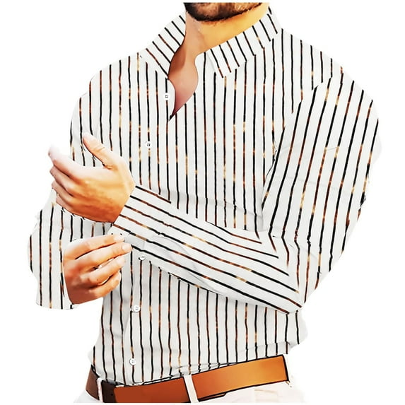 Mens Dress Shirts Shiny Satin Luxury Paisley Gold Jacquard Slik Shirt Long Sleeve Shirt Disco Wedding Party Shirt