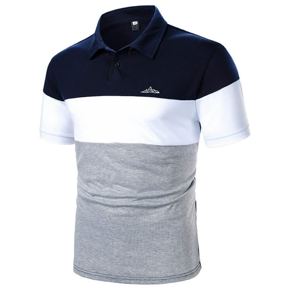 Mens Dress Shirts Slim Fit Shirts Man Fashion Golf Bowling T Shirts Business Henley Tops Workwear Button Down
