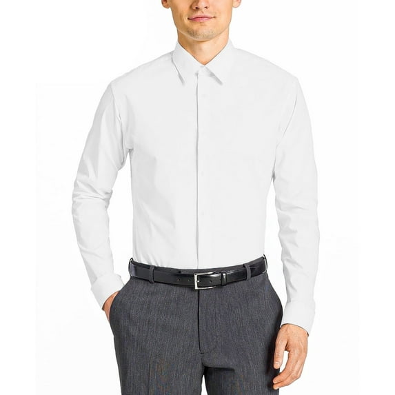 Mens Dress Shirts, Solid Modern Fit Office Shirts