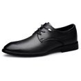 thumbnail image 1 of Mens Dress Shoes Classic Oxford Shoes Lace-up Formal Business Leather Shoes Derby Shoes, 1 of 7