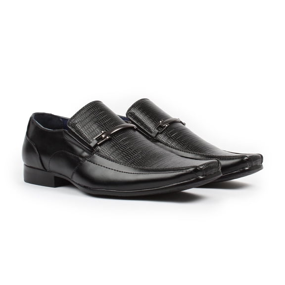 Mens Dress Shoes Fashion Slip On Loafer Casual Black US8.5