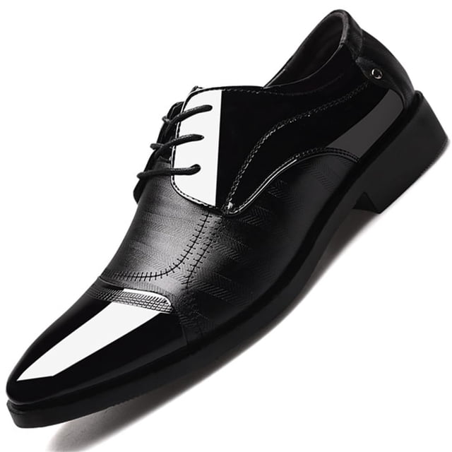 Image showcasing Mens Dress Shoes Formal Business Oxfords Comfortable Office Suit Tuxedo ...