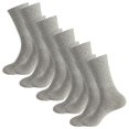 thumbnail image 1 of Mens Dress Socks 5 Pairs Soft Breathable Cotton Blend Classic Crew Socks Mid Calf Socks for Men Shoes Size 8-15, 1 of 3