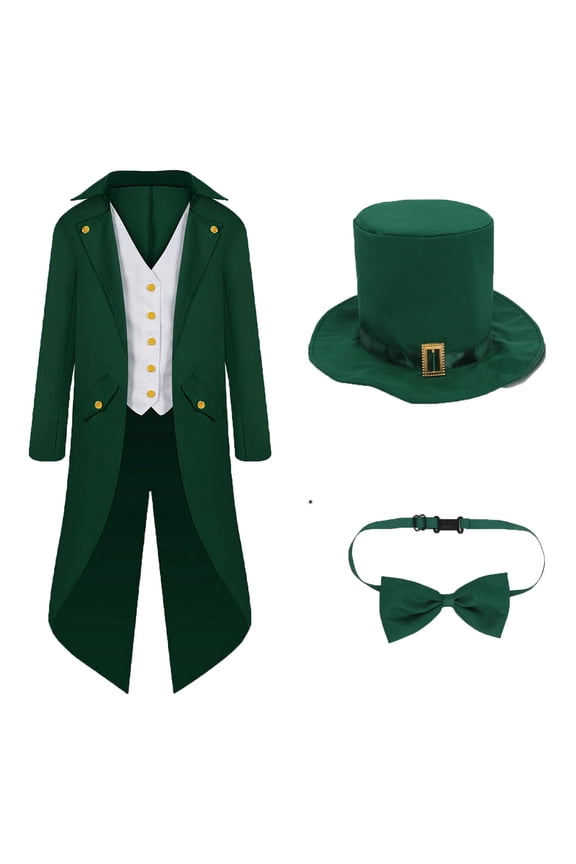 Mens Dress Steam Tuxedo Suit Performance Magician Stage Performance Conductor