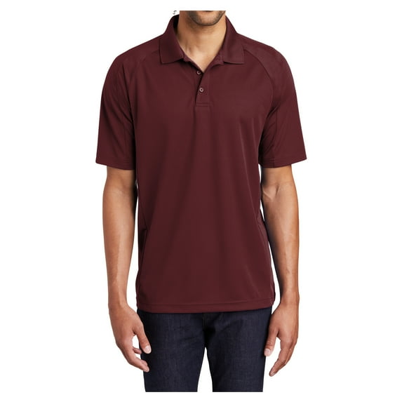 Mens Dri-Mesh Pro Polyester Polo Shirt Maroon X-Large