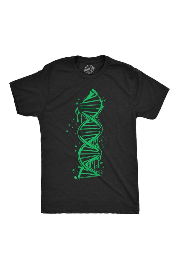 Mens Drippy DNA Funny T Shirts Science Graphic Tee for Men Graphic Tees