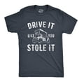 thumbnail image 1 of Mens Drive It Like You Stole It T Shirt Funny Sarcastic Golf Top Hilarious Gift for Golfer Graphic Tees, 1 of 7