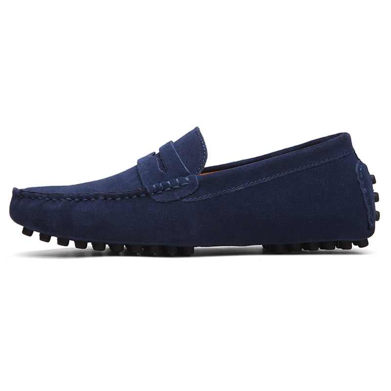 Mens Driving Penny Loafers Suede Moccasins Slip On Casual  display picture 3