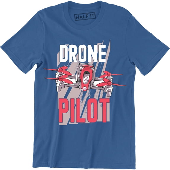 Mens Drone Pilot - Fun Quadcopter Clothing Accessories Top T-Shirt